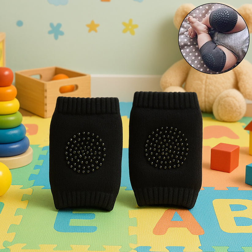Toddler Knee Guard | Anti-Slip Wool Knit Knee Pad | Warm & Protective | Kids 3–12 Years | Novabubs