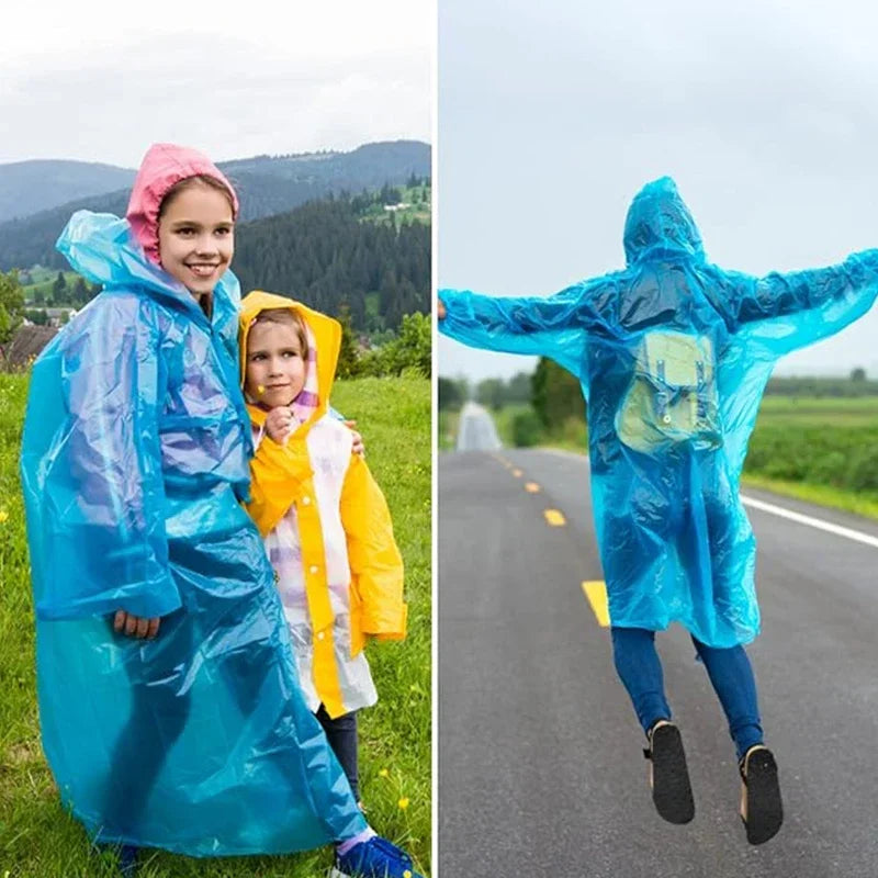 Portable Emergency Raincoat Keychain Ball