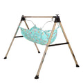 Baby Cradle Ghodiyu | Portable Foldable Stainless Steel Swing Stand | Newborn to 12 Months
