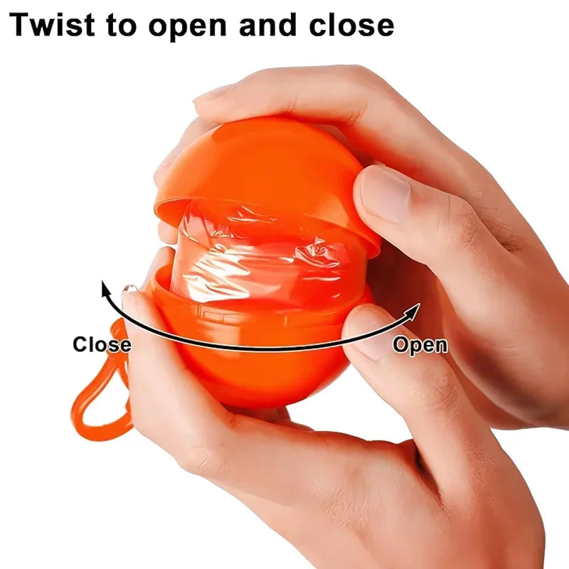 Portable Emergency Raincoat Keychain Ball