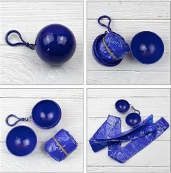 Portable Emergency Raincoat Keychain Ball