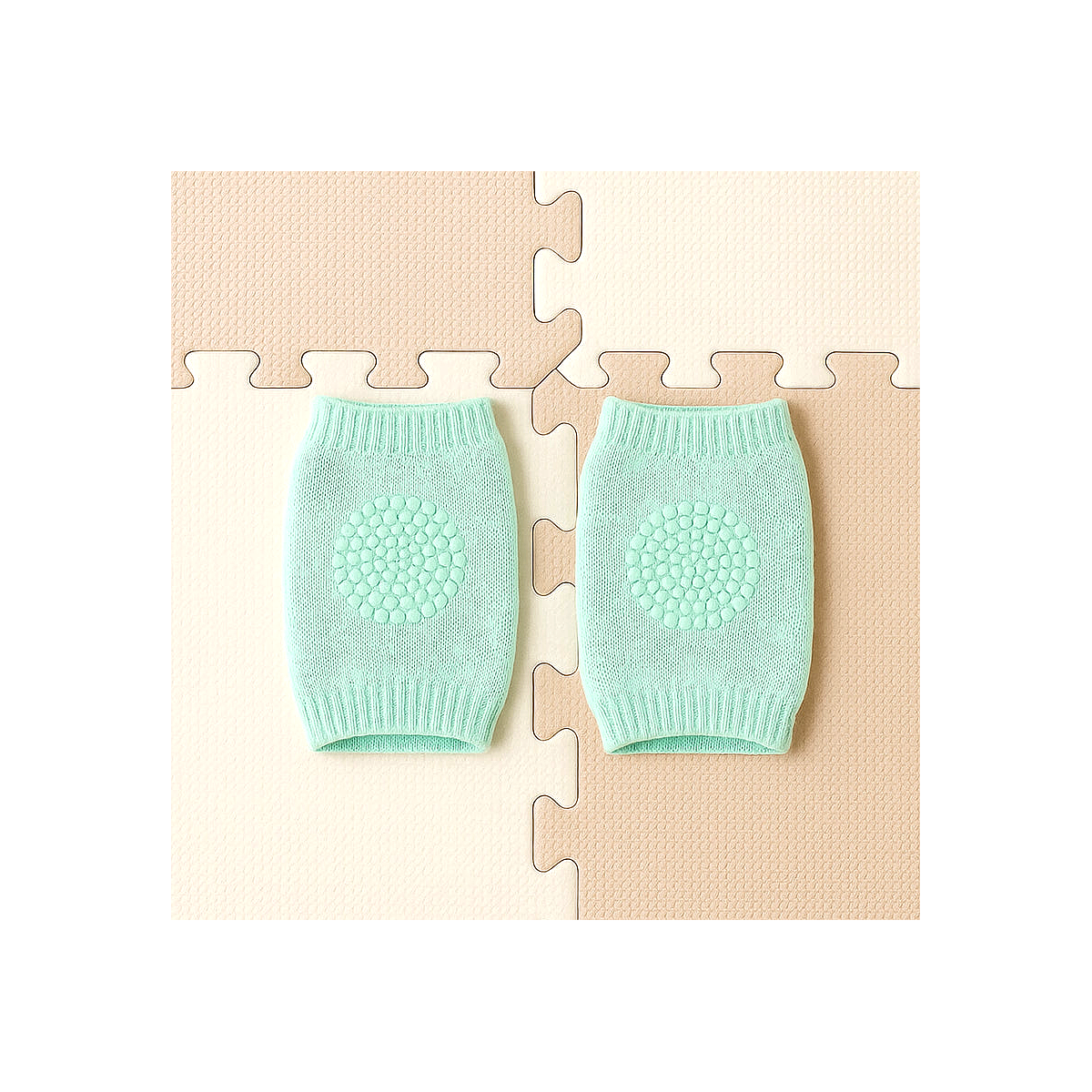 Toddler Knee Guard | Anti-Slip Wool Knit Knee Pad | Warm & Protective | Kids 3–12 Years | Novabubs